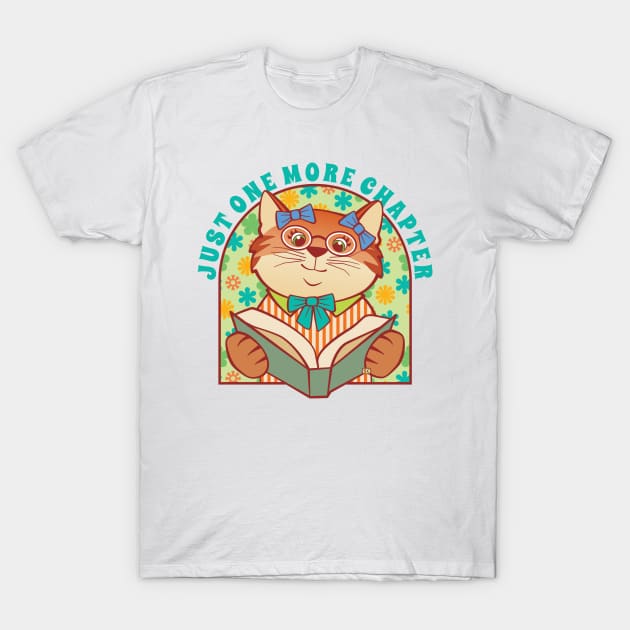 Just One More Chapter Girl T-Shirt by Sue Cervenka